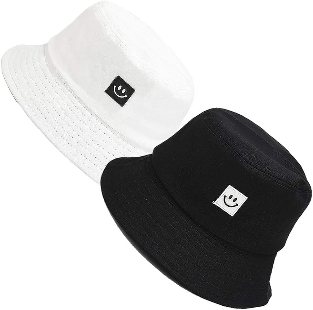 MaxNova Reversible Bucket Hats for Women Travel Beach Sun Hat Flower Embroidery Outdoor Cap Unisex | Amazon (US)