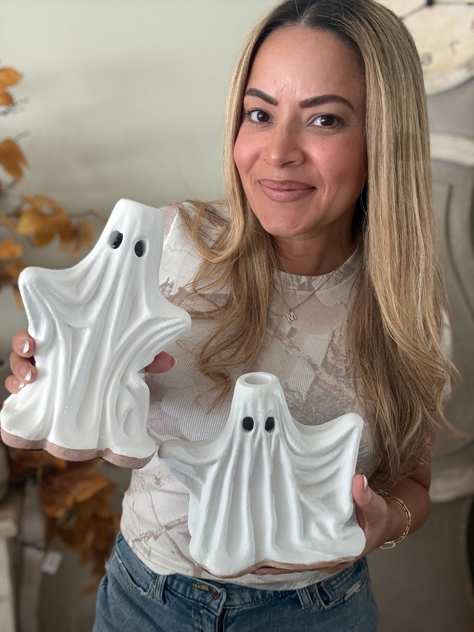 Ghost candle stick holders 

#LTKFallSale #LTKSeasonal #LTKHalloween