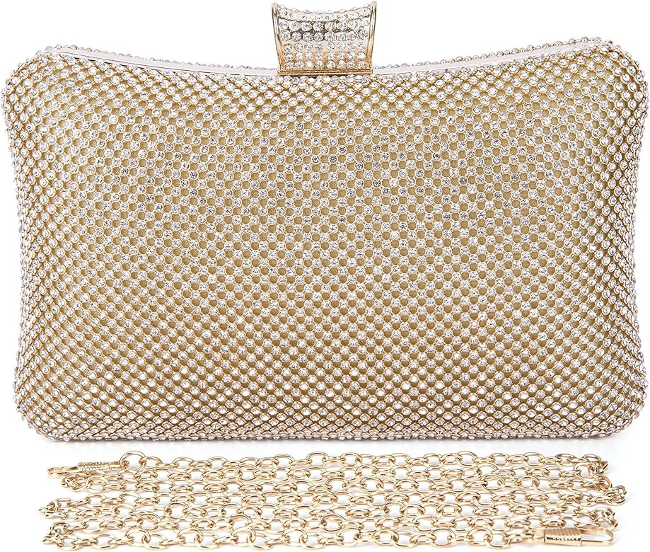 BAIGIO Women's Diamante Evening Clutch Wedding Clutch Purse Bridal Prom Handbag Party Bag Ladies | Amazon (CA)