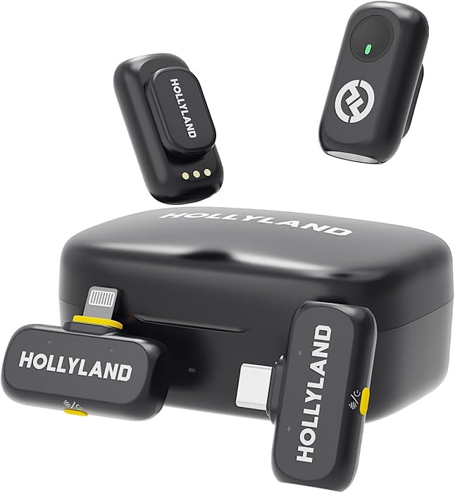 Hollyland Lark A1 Wireless Mini Microphone for iPhone & Android, 48kHz/24-bit, 3-Level Intelligen... | Amazon (US)