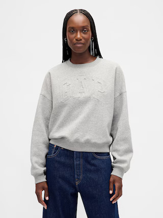VintageSoft Logo Wedge Sweatshirt | Gap (US)