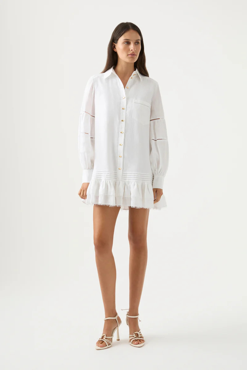 Lotus Shirt Mini Dress | aje. (Australia)