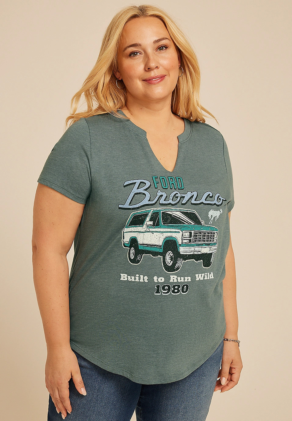 Plus Size Ford Bronco Classic Fit Graphic Tee | Maurices