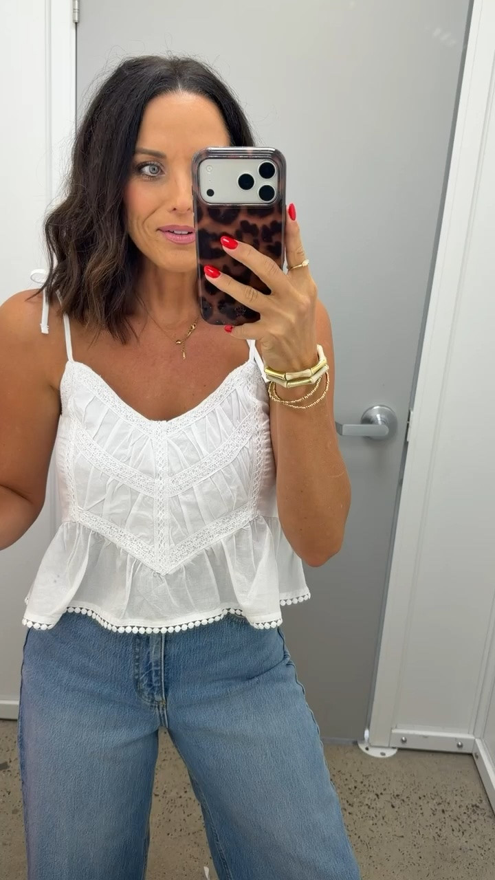 This Walmart top is so stinkin cute🤍

Size XS
5’3” for reference

#WalmartFashion #WalmartFinds #AffordableStyle #SummerOutfit #WhiteTop #DenimStyle #LTKStyle #LTKCreator #EverydayStyle #FashionFinds