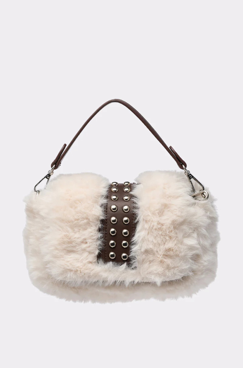 TO ASPEN FAUX FUR PURSE | AKIRA