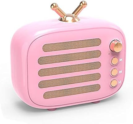 Wireless Stereo Retro Speaker, Dosmix Portable Bluetooth Vintage Speaker with Built-in Mic, 12 Ho... | Amazon (US)