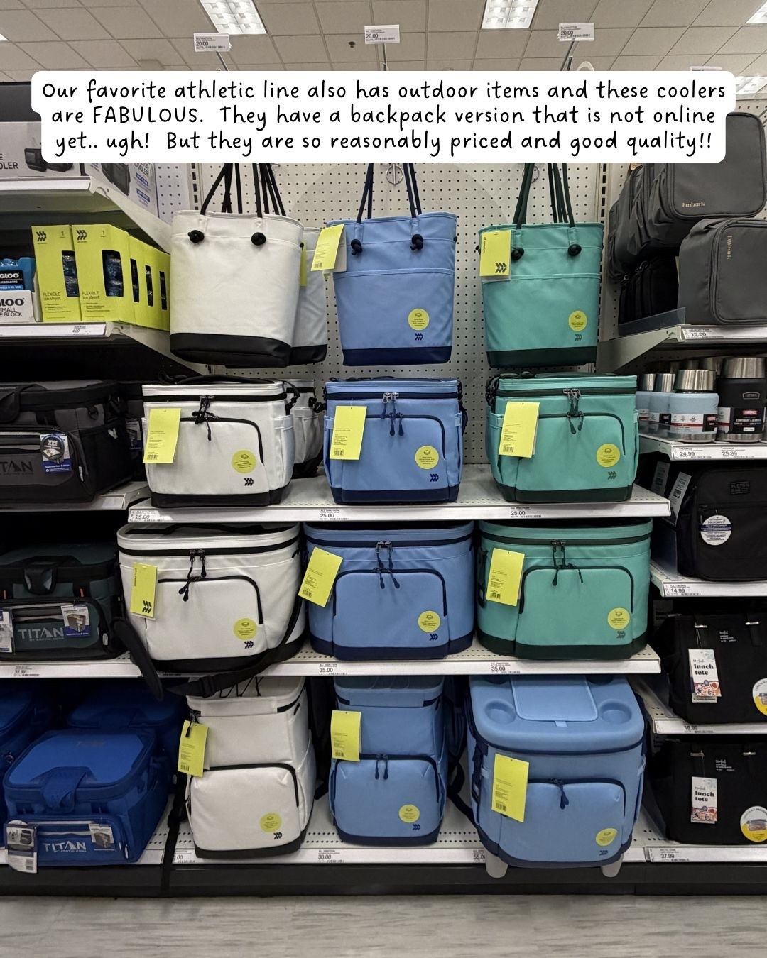 The price on these coolers is 👌🏻!!
