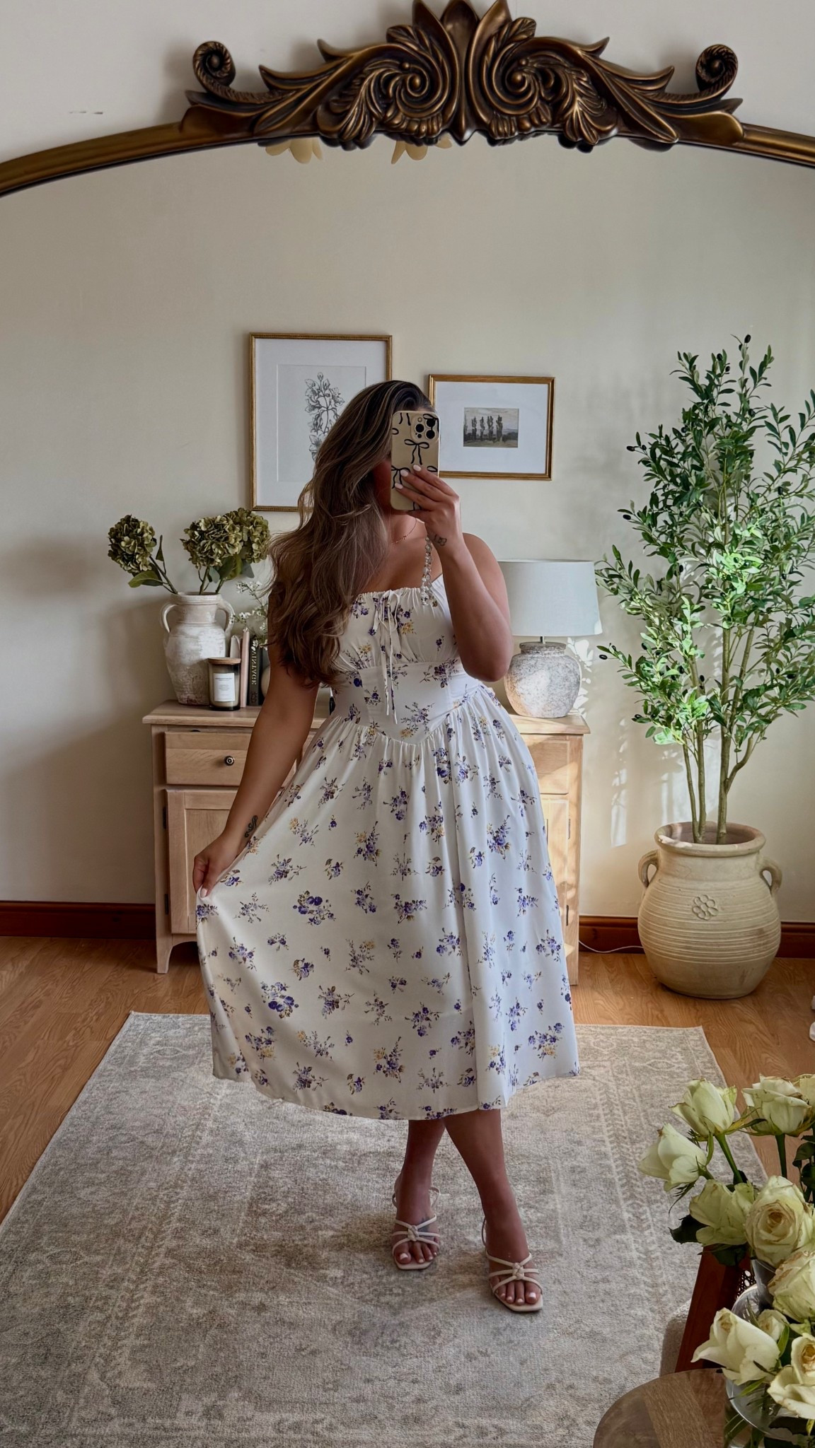 Floral dress 🪻

#LTKmidsize #LTKspring