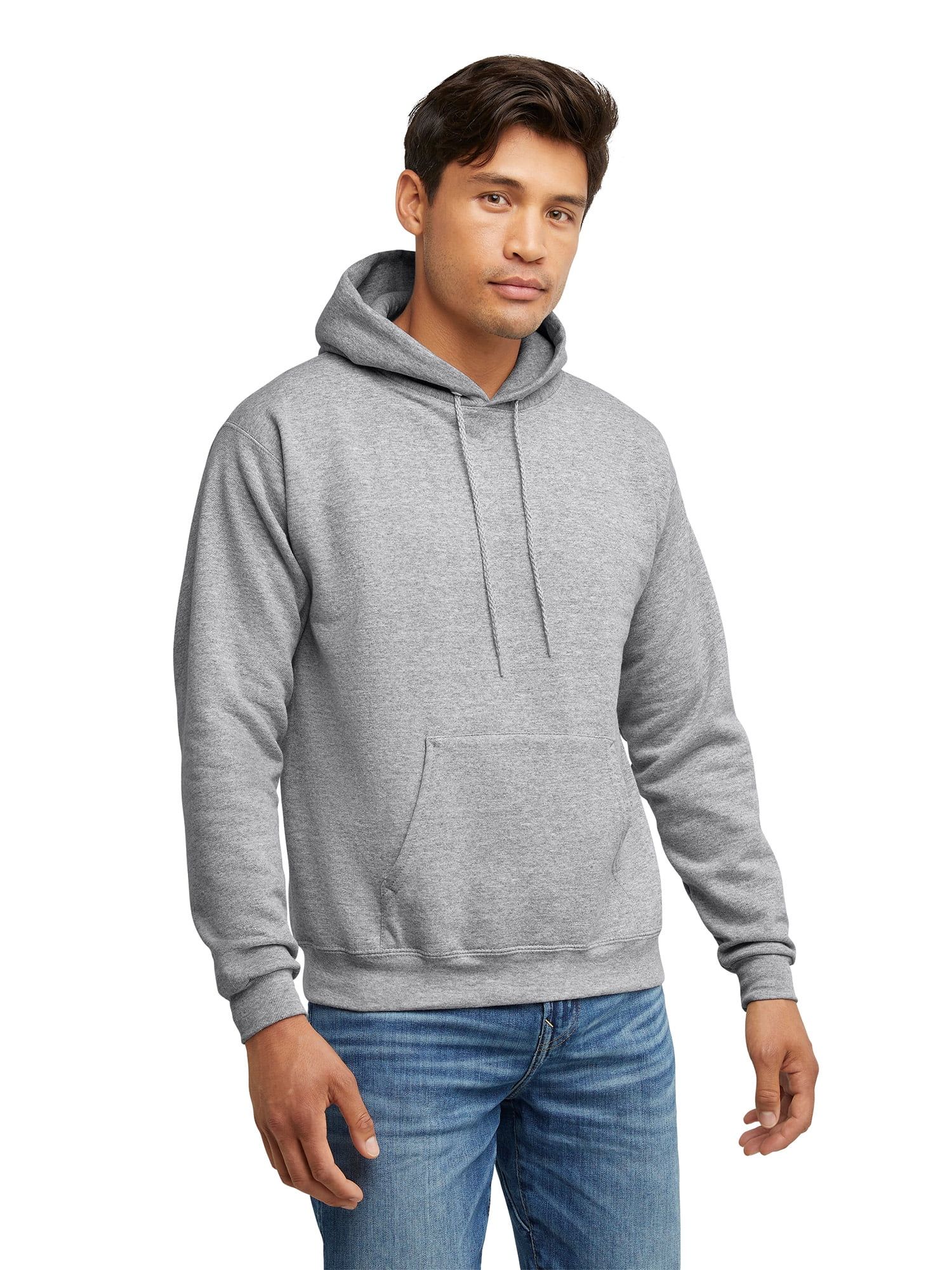 Hanes Men's and Big Men's EcoSmart Fleece Pullover Hoodie, Sizes S-5XL | Walmart (US)
