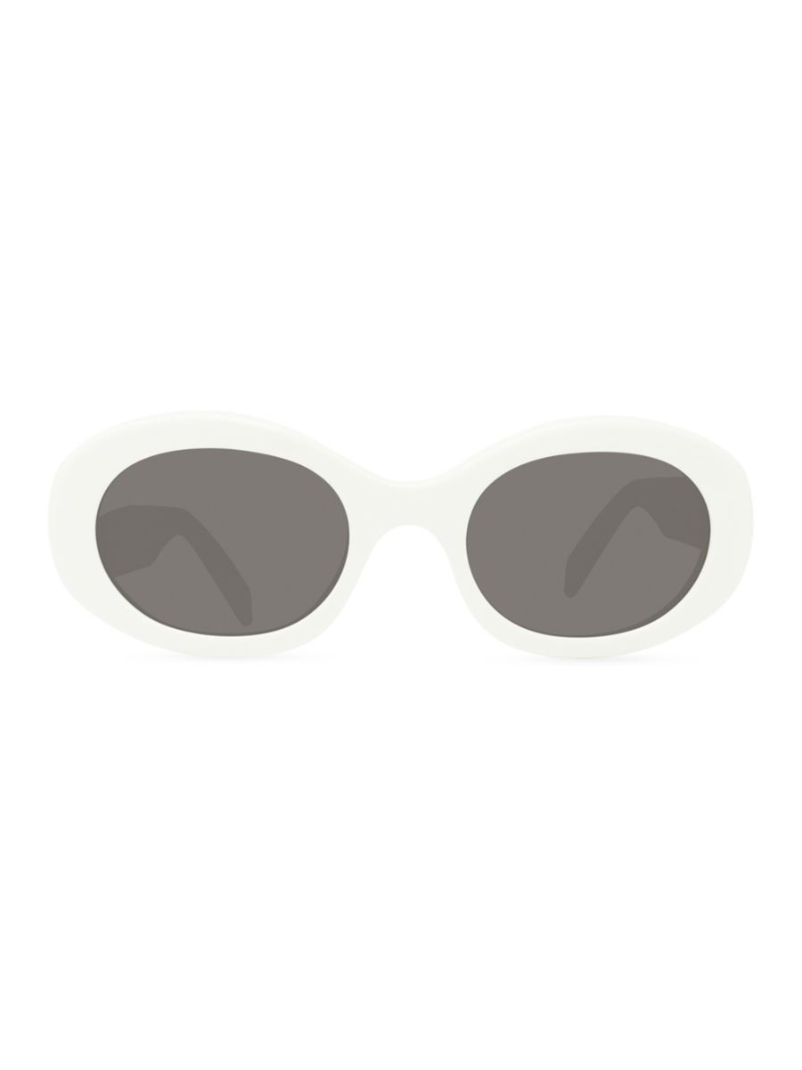 Triomphe 52MM Oval Sunglasses | Saks Fifth Avenue