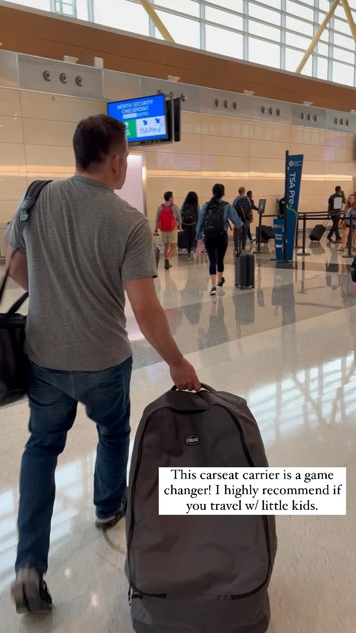 This carseat carrier is a game changer! I highly recommend if you travel w/ little kids.
Travel, kids, toddler, car seat, airport essentials, plane, vacation, trip

#LTKtravel #LTKkids #LTKbaby