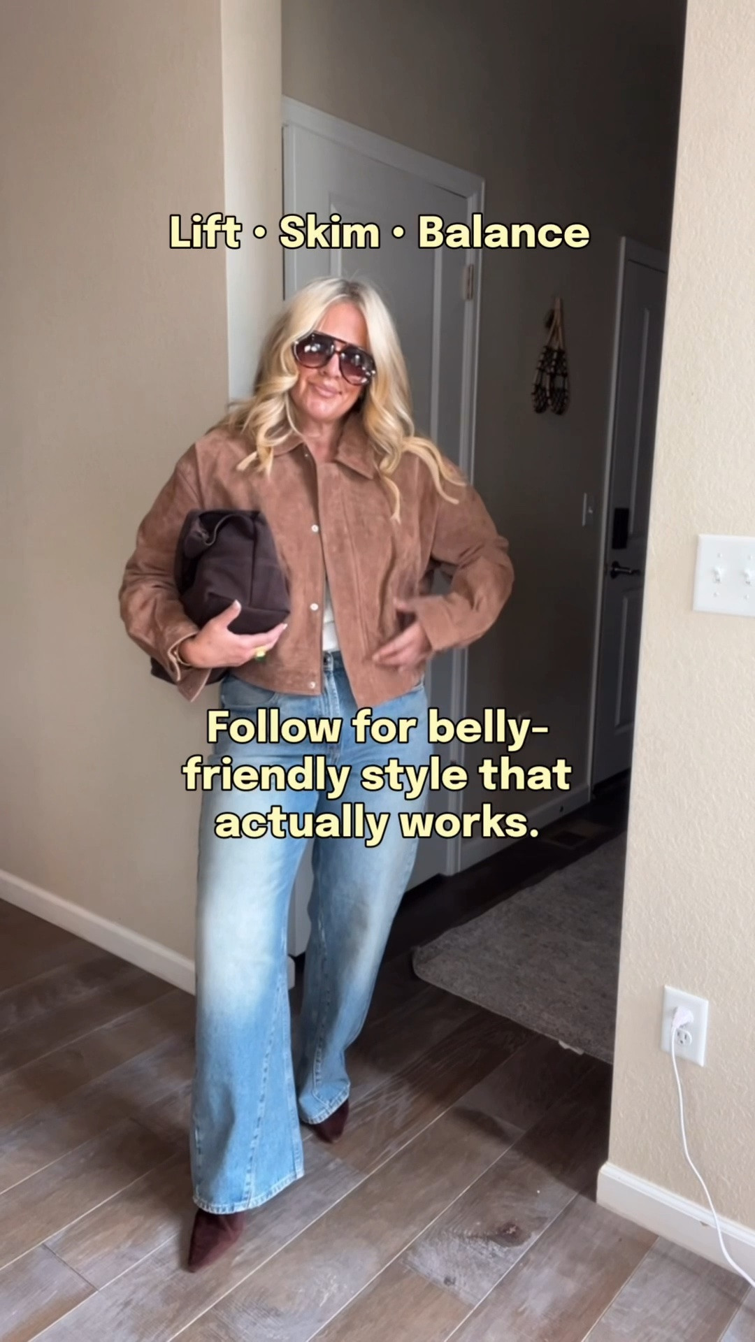 ✨Tap the bell, save and ❤️ start here over 40 fashion, midlife style, midsize fashion and luxury looks for less.  

We wear the clothes. The clothes don’t wear us.

That’s the part I wish more women heard.

When an outfit makes us feel heavier, wider, shorter, or just not like ourselves, our first instinct is often to blame our body.

But clothes have structure. They create lines, proportion, shape and balance. And when those things are off, the whole outfit can feel off.

That doesn’t mean there’s something wrong with us.

It means we can change the clothes.

That’s why I created Outfit Physics™. To help us use LIFT • SKIM • BALANCE so our clothes work for us, not against us.

We do not need to earn the right to feel good getting dressed.

We can start now. In the body we have today. 

👑 Helping you look good, feel good.-Lindsey Denver   Check back daily for belly-friendly style, confidence, and Outfit Physics™.

#LTKOver40 #LTKMidsize #LTKPlusSize