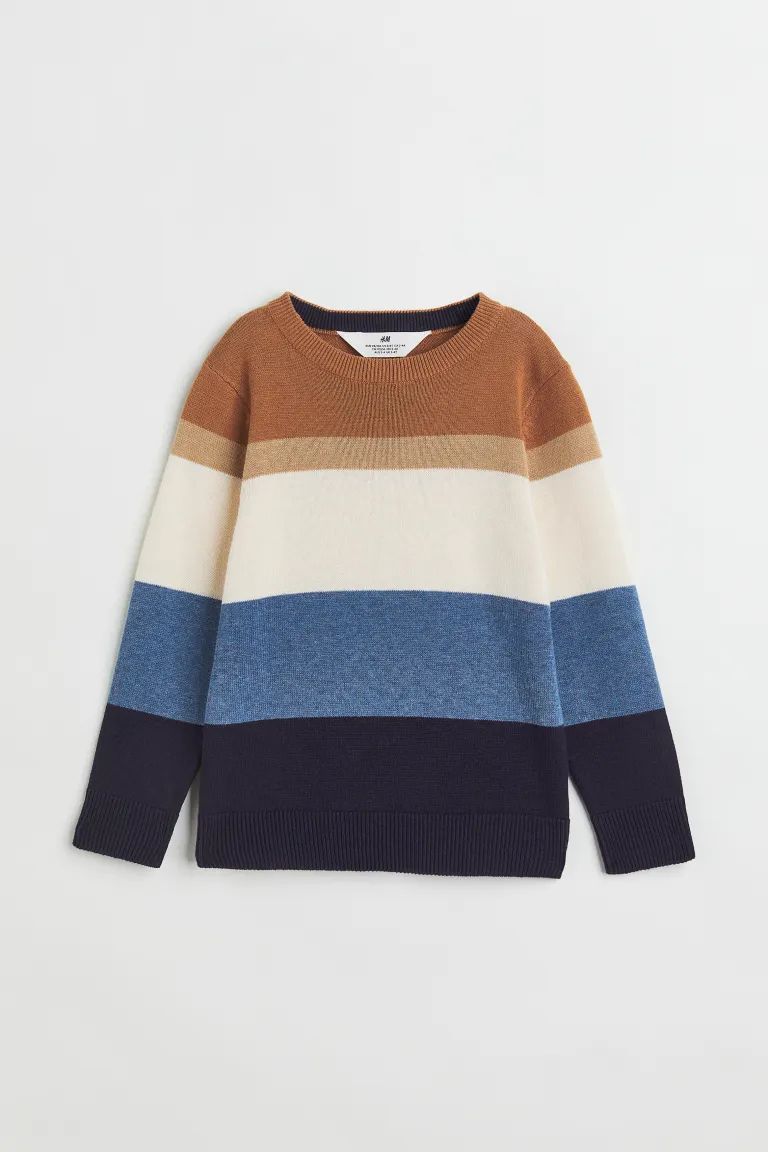 Jacquard-knit Cotton Sweater | H&M (US)