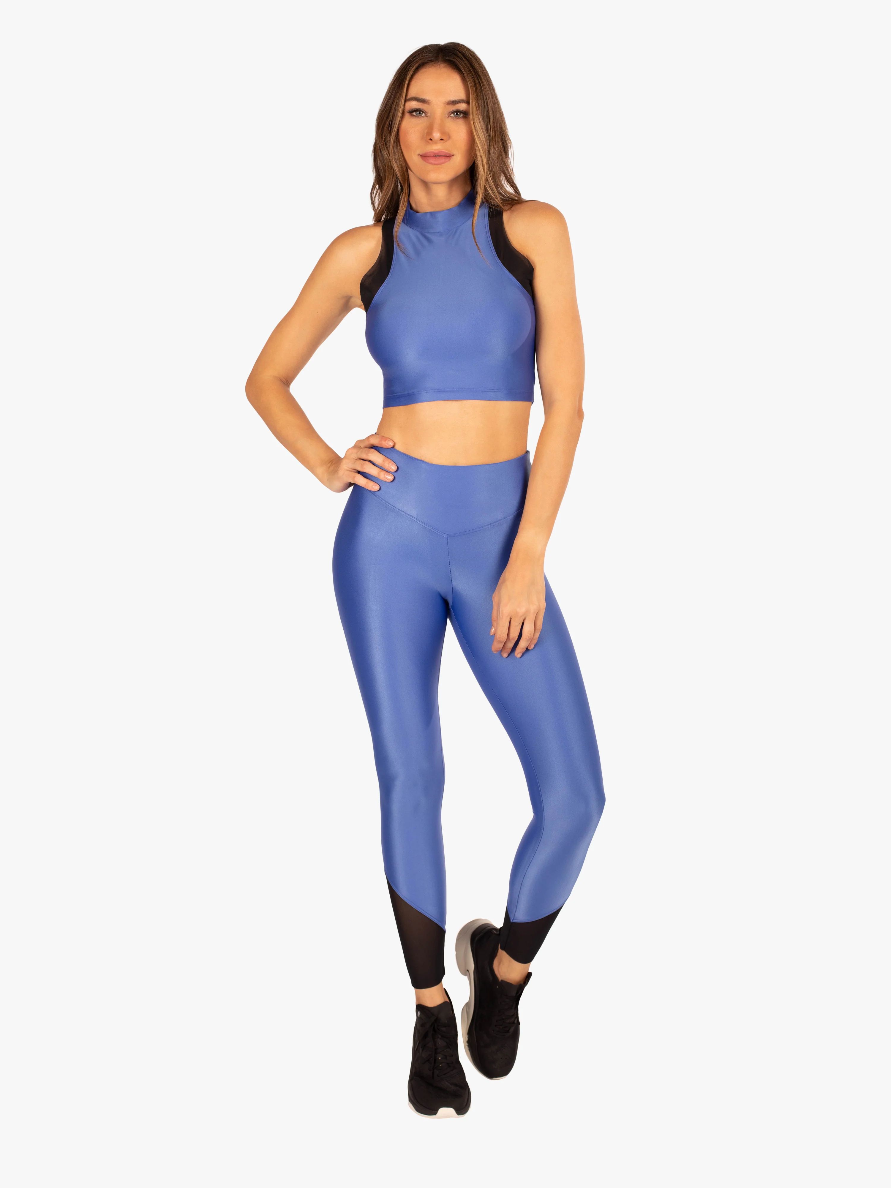 Verona Energy High Rise Legging - Amparo Blue | Koral