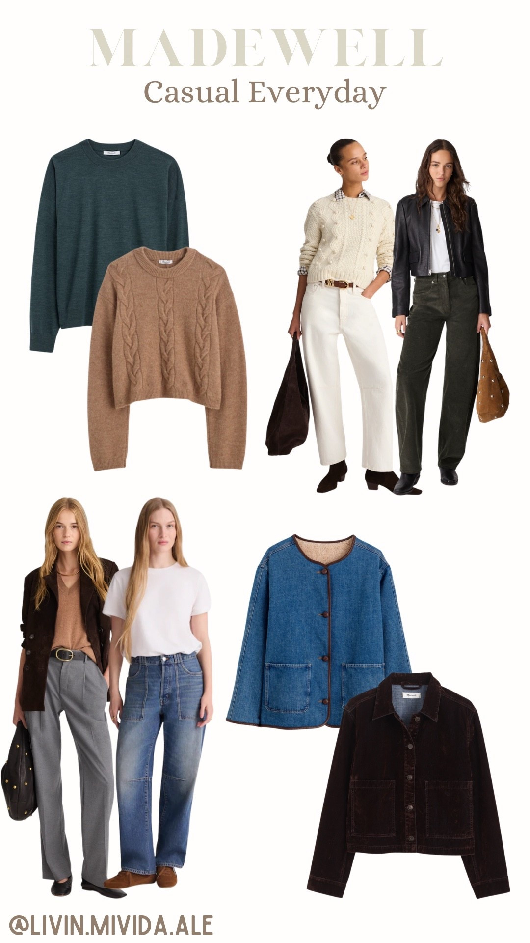 Casual everyday ✨

#madewell #jeans #sweater

#LTKdayinmylife #LTKGiftGuide #LTKootd