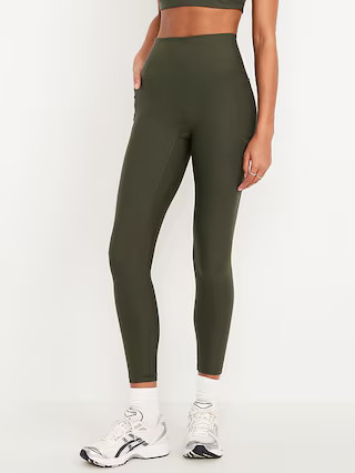 Extra-High Waisted PowerSoft Boundless 7/8 Pocket Leggings – No Front Seam | Old Navy (US)