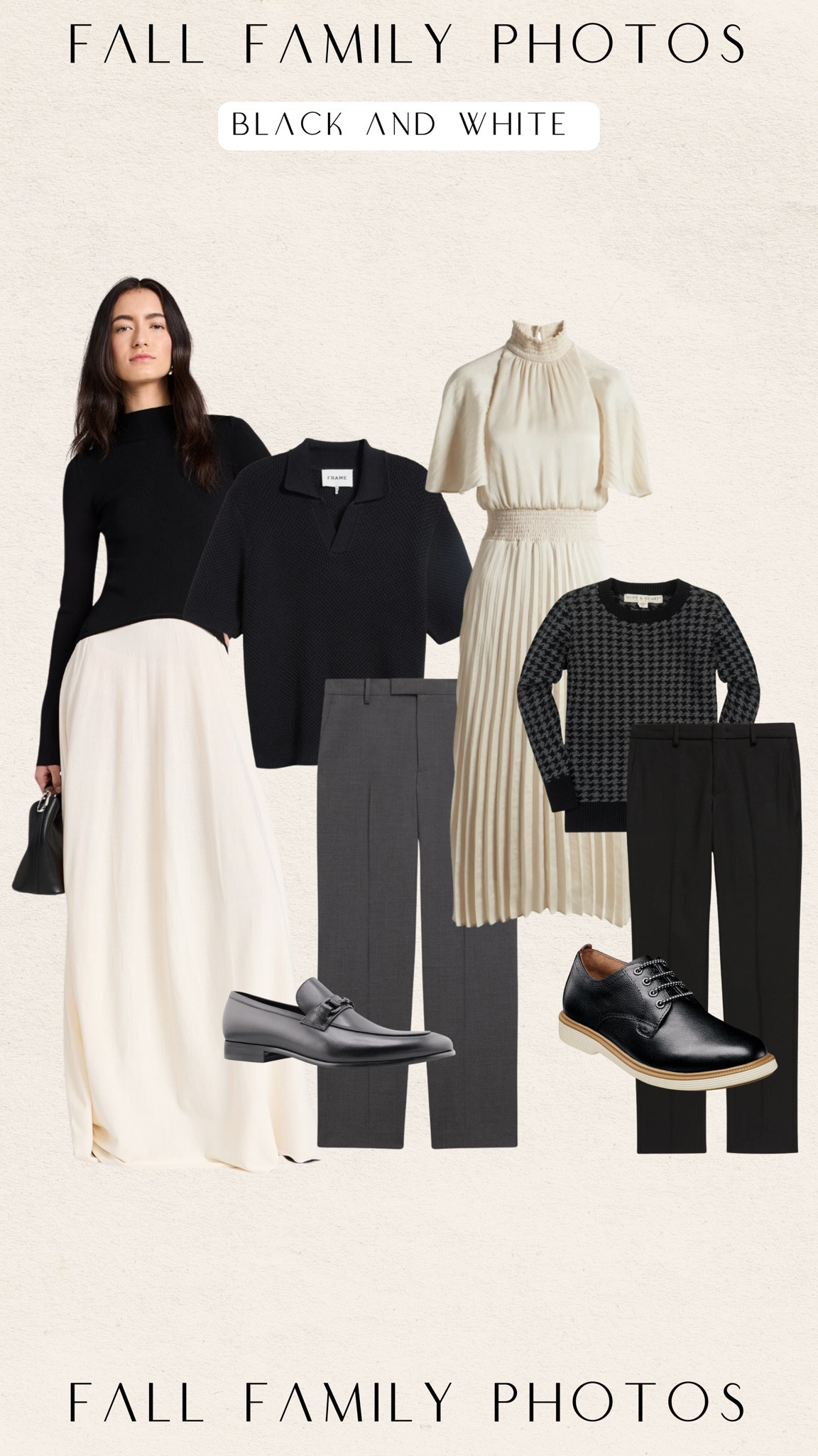 Black and white family photo outfit ideas

#LTKKids #LTKSeasonal #LTKFamily