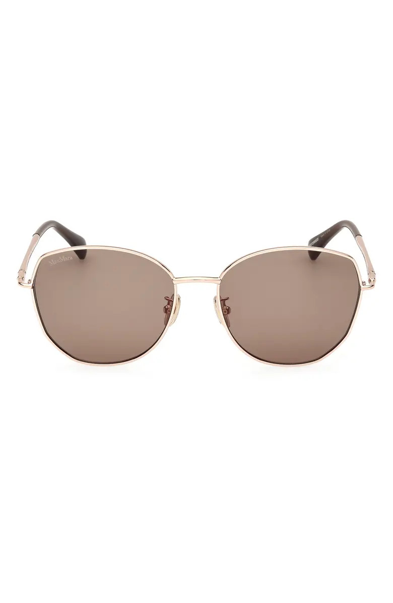 Max Mara 58mm Round Sunglasses | Nordstrom | Nordstrom