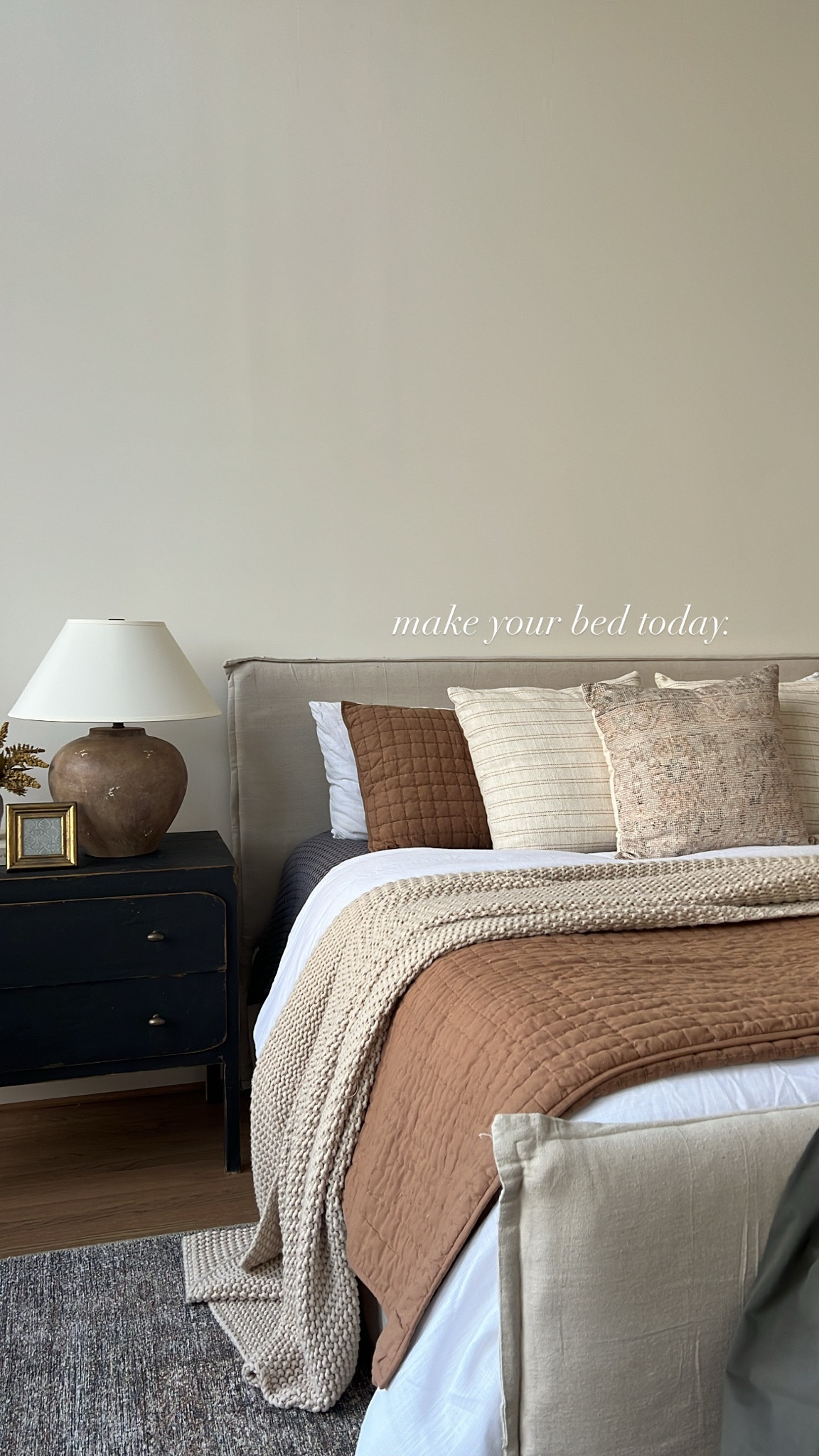 Neutral bedding. Target has always been my go to for bedding. Quality doesn’t always mean the most expensive! 

Also added in my favorite brand of bed blankets and this brown quilt set!

If you wanted a little pattern swap the quilt for a kantha quilt!

Amazon find, Amazon home, Target bedding, Target home, master bedroom inspiration 

#LTKStyleTip #LTKHome