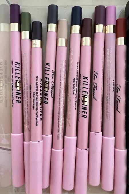 Do you think I have a favorite eyeliner? The too faced killer liners are creamy, long wearing, waterproof, and come in so many fun, unique shades. 

Get them on sale during the Sephora VIB Sale with code TIMETOSAVE

#LTKsalealert #LTKbeauty #LTKfindsunder50