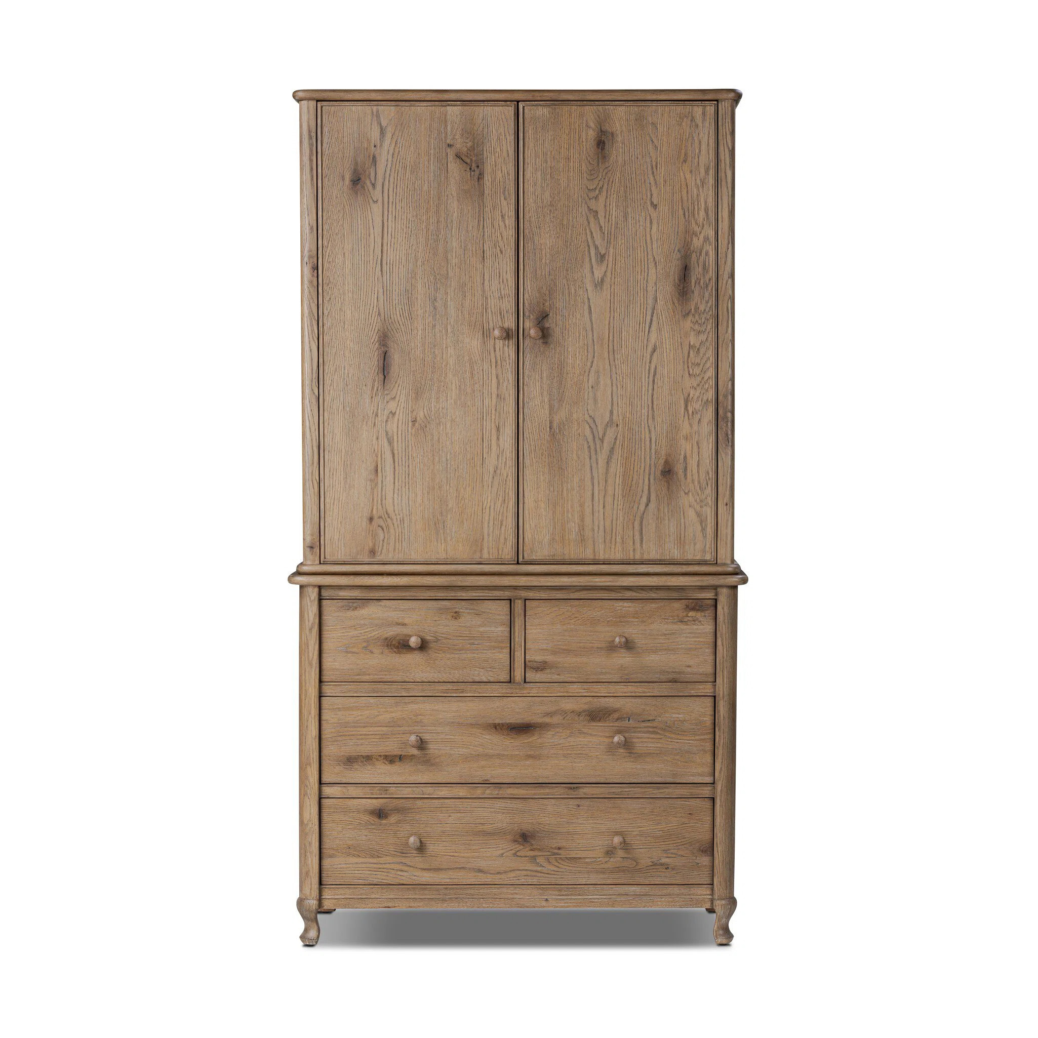 Pika Armoire-weathered Oak | Perigold