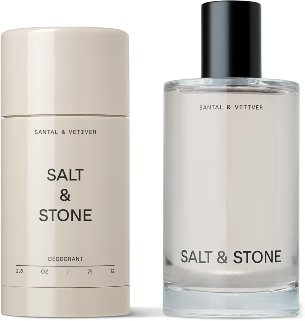 Salt & Stone Signature Scent Duo Set | 48 Hour Aluminum-Free Deodorant & Hydrating Body Mist | Sk... | Amazon (US)