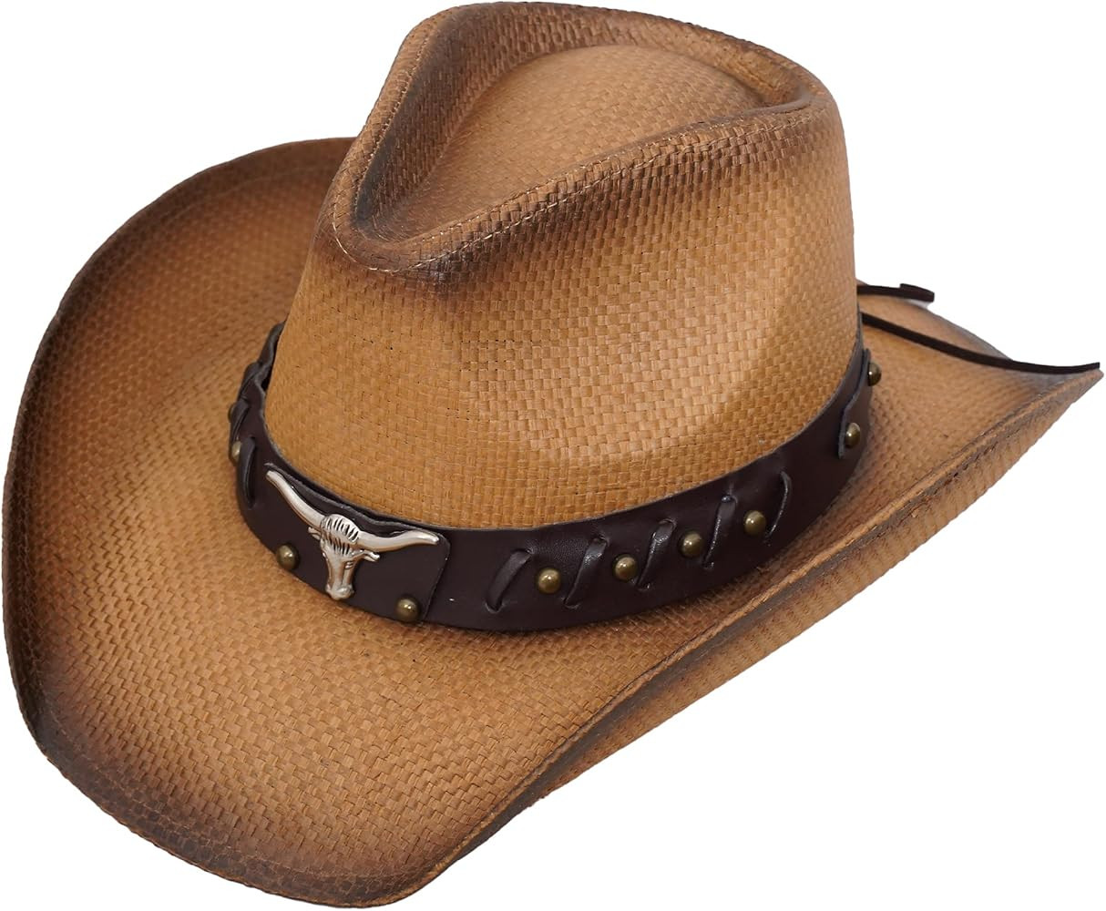 SoJourner Bags Men & Women's Cowboy Cowgirl Hat - Western Hats for Women, Adjustable Cowboy Hat M... | Amazon (US)
