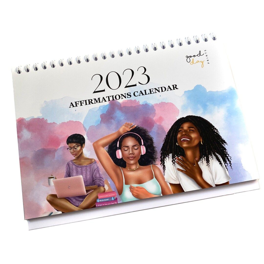 2023 Affirmations Calendar  A5 Desktop Calendar  Black Queen - Etsy | Etsy (US)