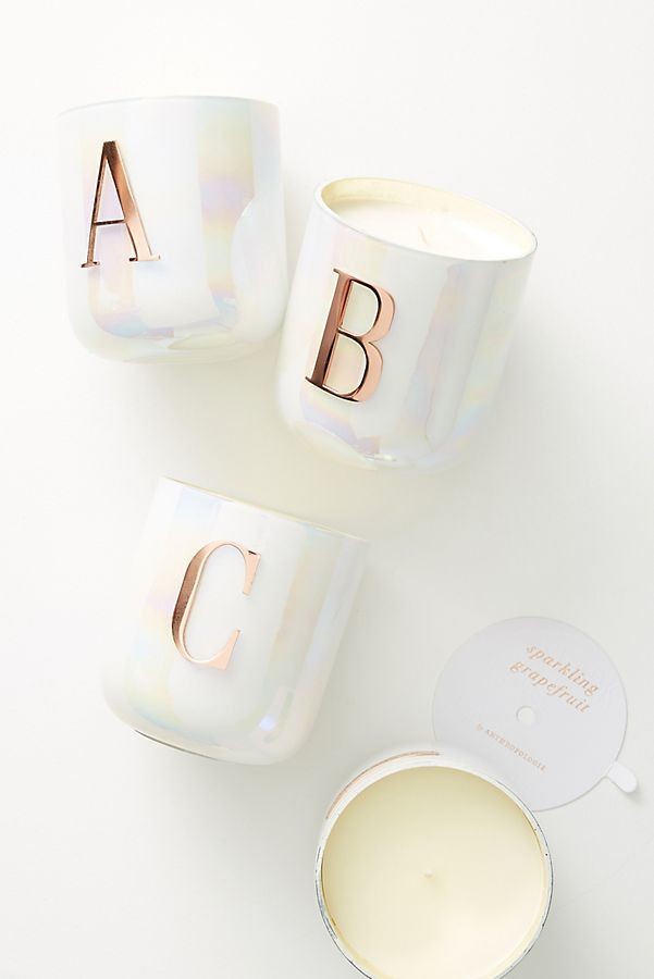Monogram Candle | Anthropologie (US)