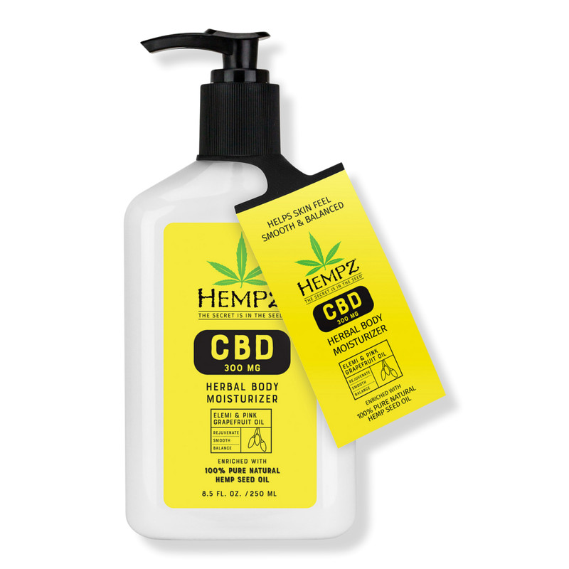 Hempz Elemi & Pink Grapefruit Oil 300mg CBD Herbal Body Moisturizer | Ulta Beauty | Ulta