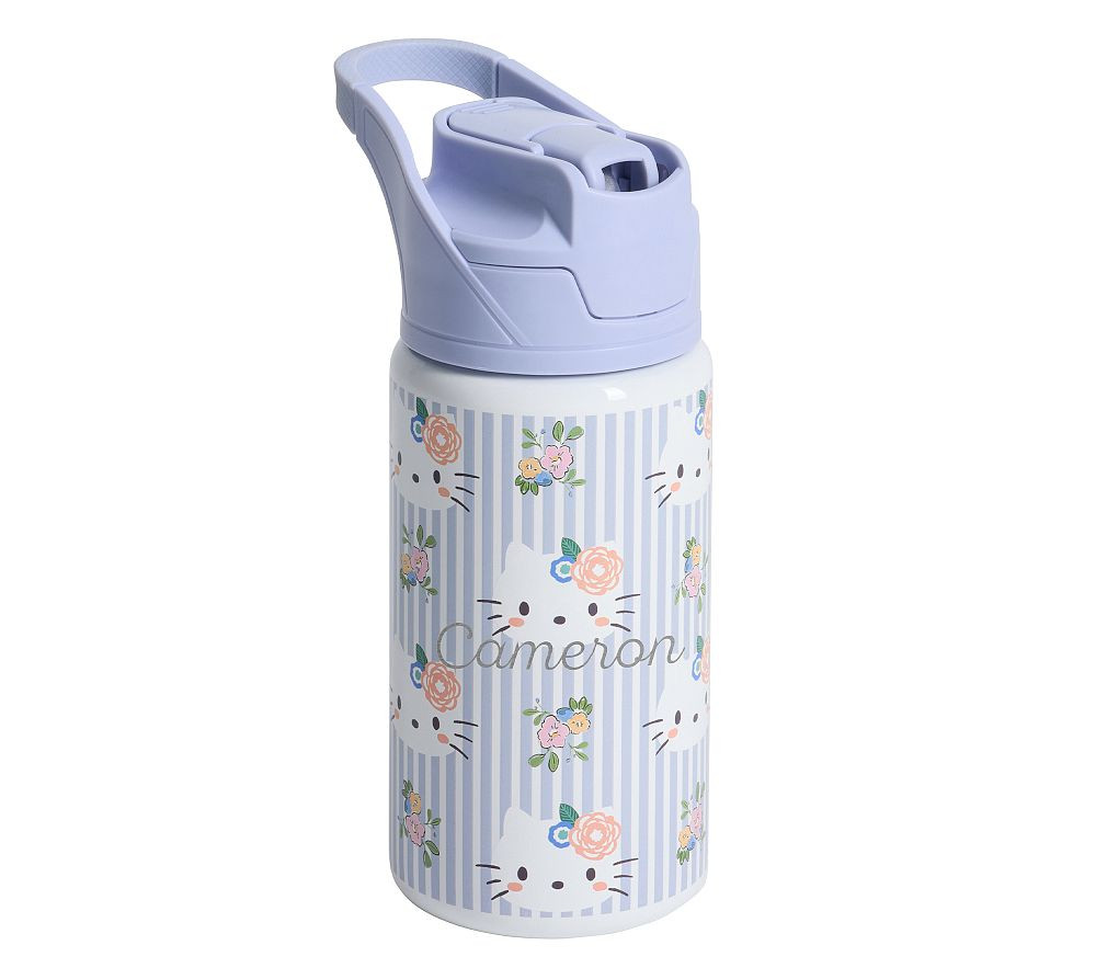 Hello Kitty\u00ae Stripe Mackenzie Water Bottle | Pottery Barn Kids