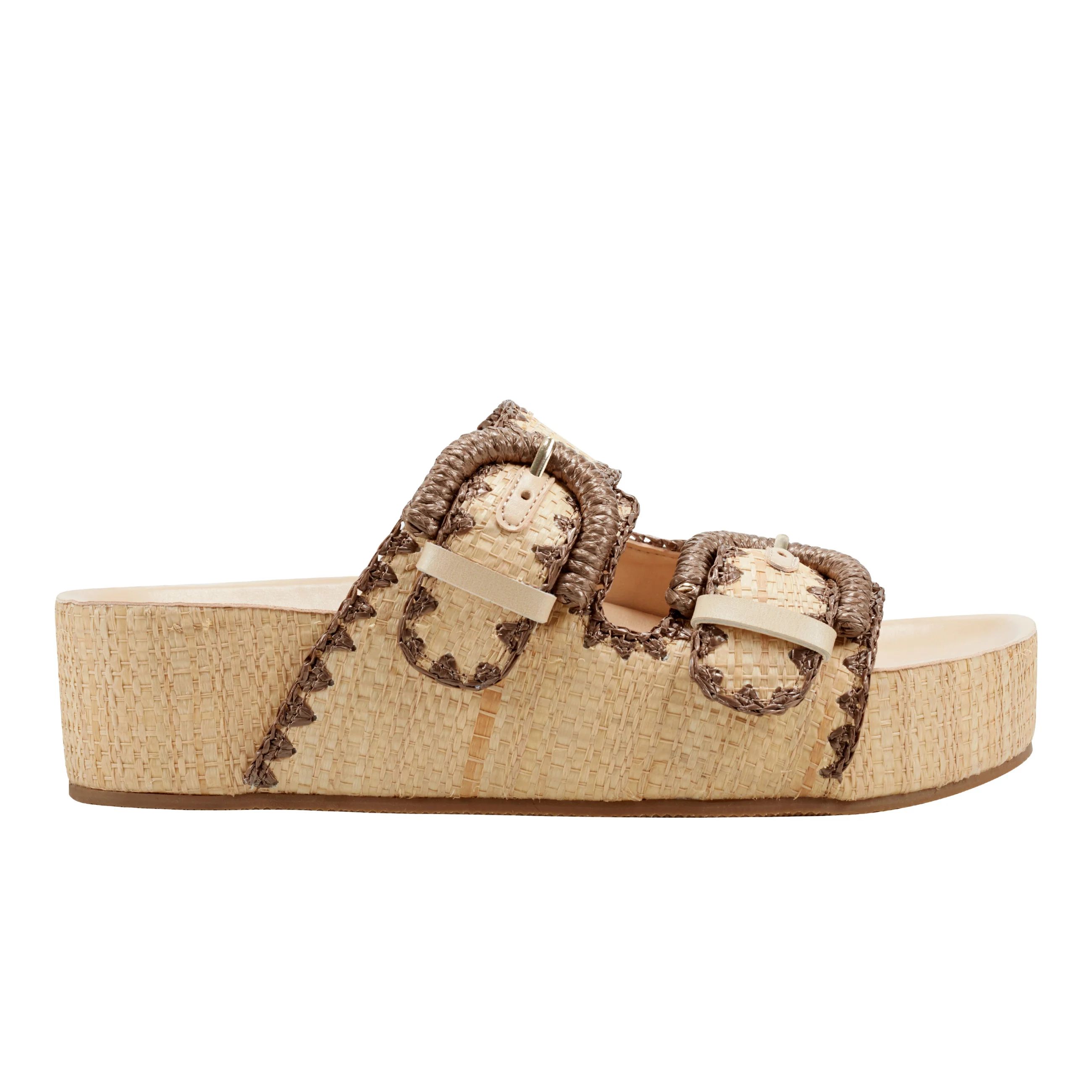 Marc Fisher Solea Buckle Footbed Sandal | Marc Fisher
