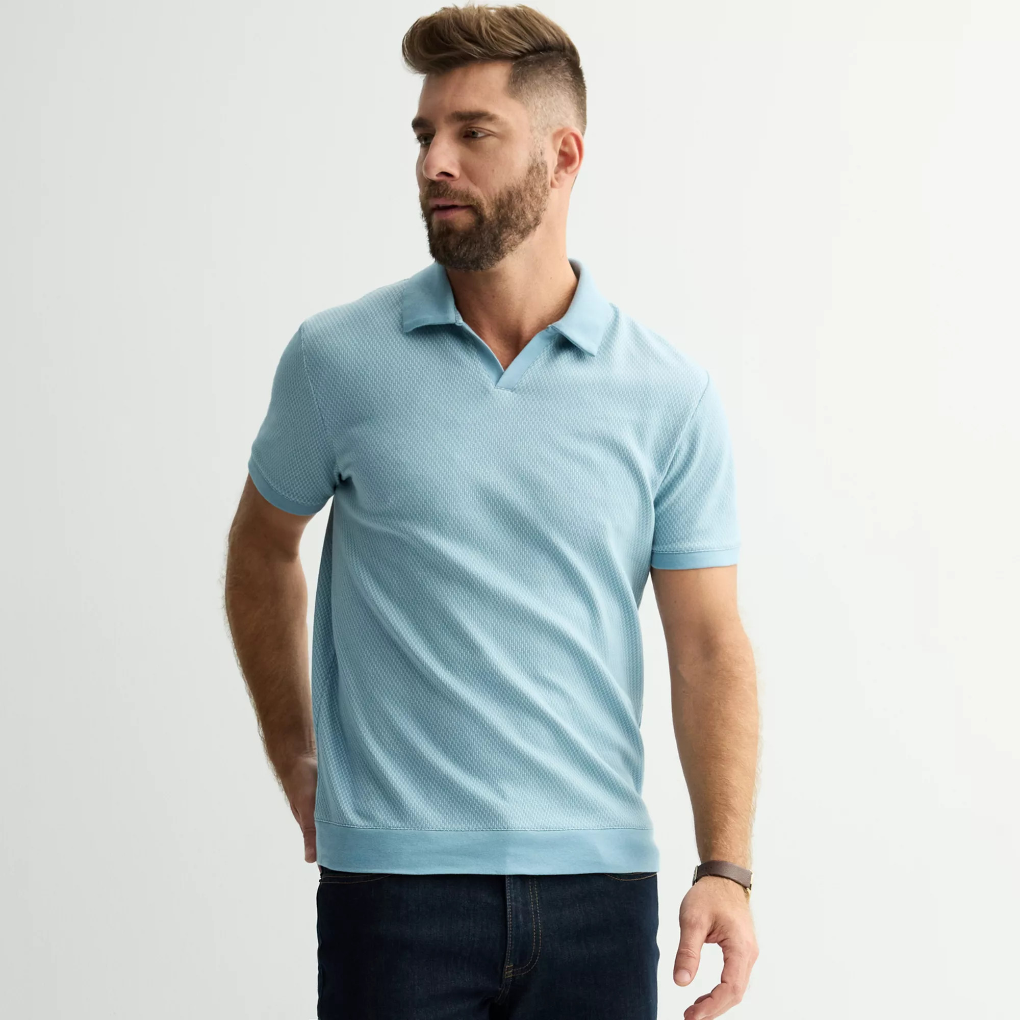 Men's Apt. 9® Johnny Collar Polo | Kohl's