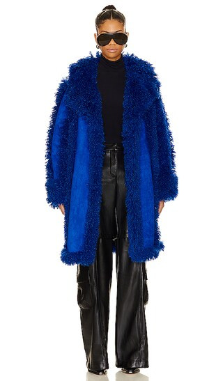 Mountain Coat in Blue | Revolve Clothing (Global)
