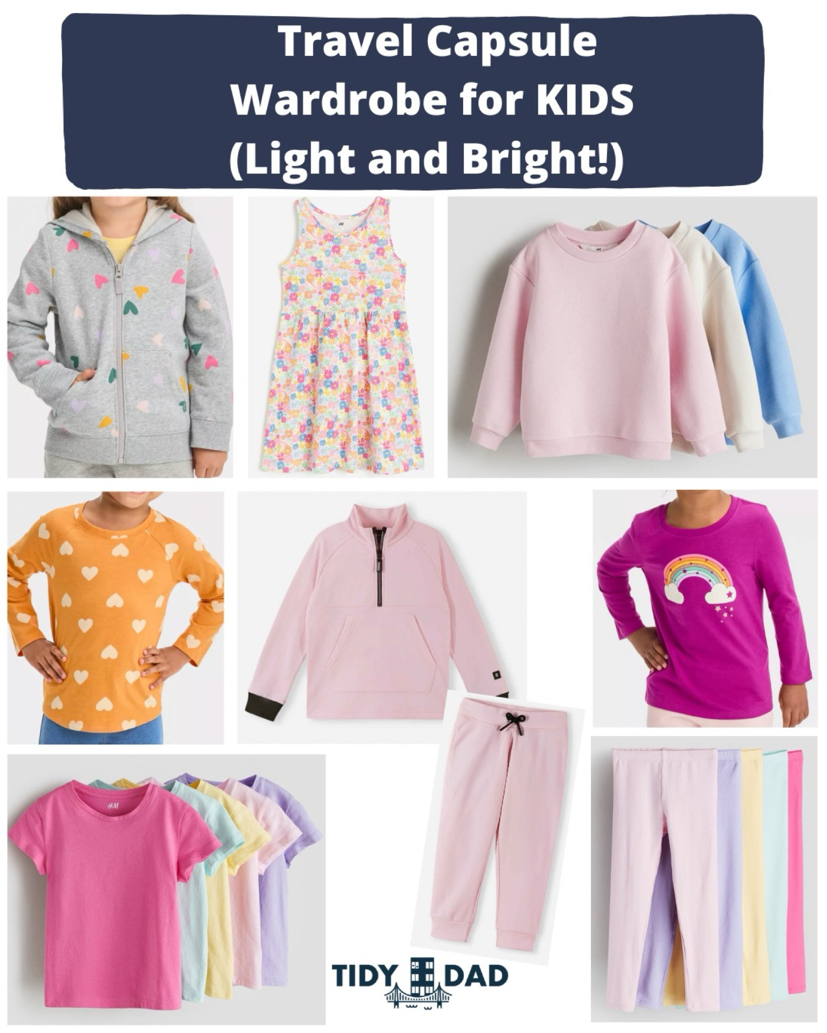 Travel Capsule Wardrobe for Kids: Light and Bright, so they’re easy to spot! 

#LTKfamily #LTKkids #LTKtravel