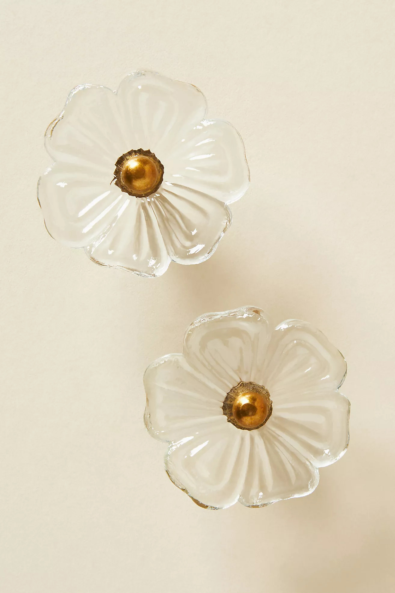 Raisa Glass Knobs, Set of 2 | Anthropologie (US)