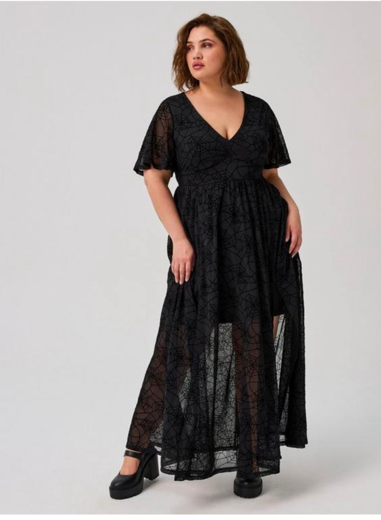 Torrid black lace spider web dress 

#LTKPlusSize #LTKSaleAlert #LTKootd