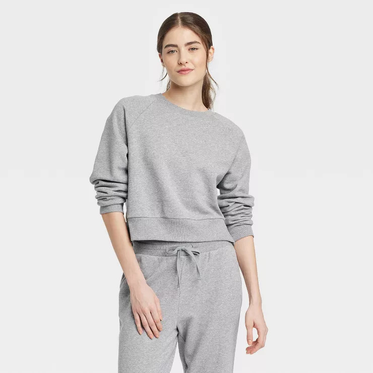 Women's Fleece Lounge Sweatshirt - Colsie™ | Target