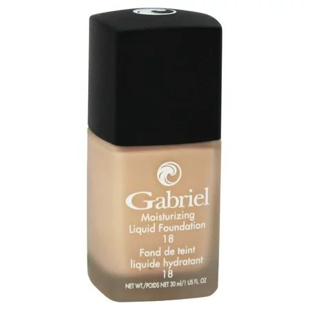 Gabriel Cosmetics Inc. - Moisturizing Liquid Foundation Soft Beige 18 SPF - 1 fl. oz. | Walmart (US)