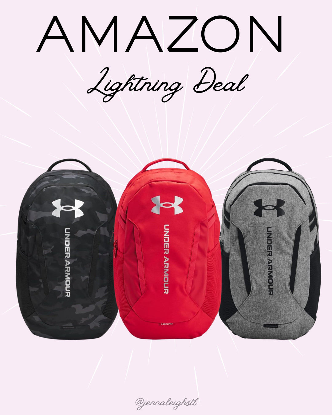 Amazon lightning deal alert. These Under Armour Hustle 6.0 backpacks are 25% off right now and come in so many great color options. Such a good time to grab one for the upcoming school year, sports season, travel, or everyday use before the deal is gone. 

 #LTKmomlife #LTKSaleAlert #LTKKids