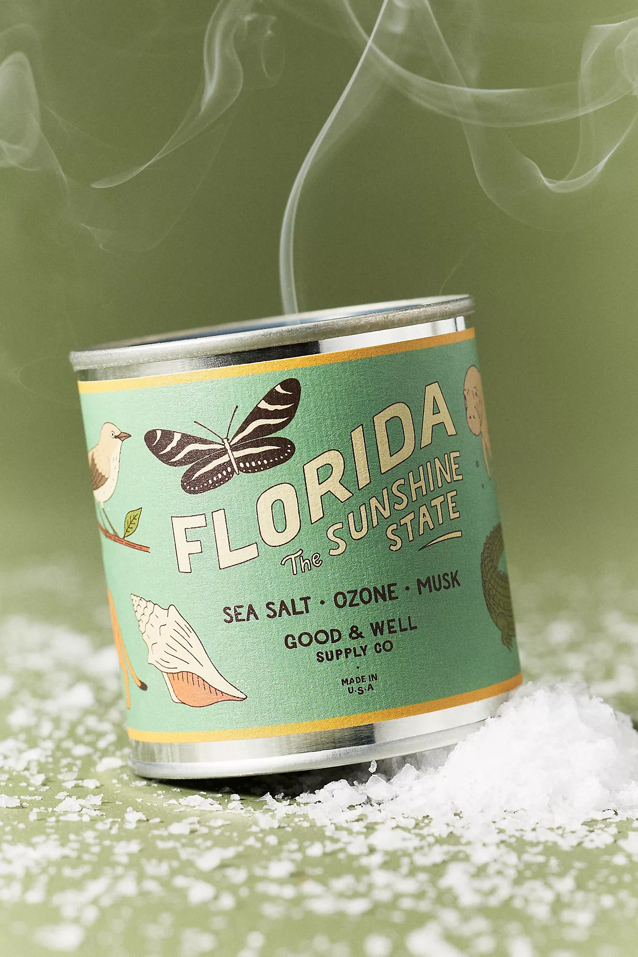 Good & Well Supply Co. Fresh Florida Tin Candle | Anthropologie (US)