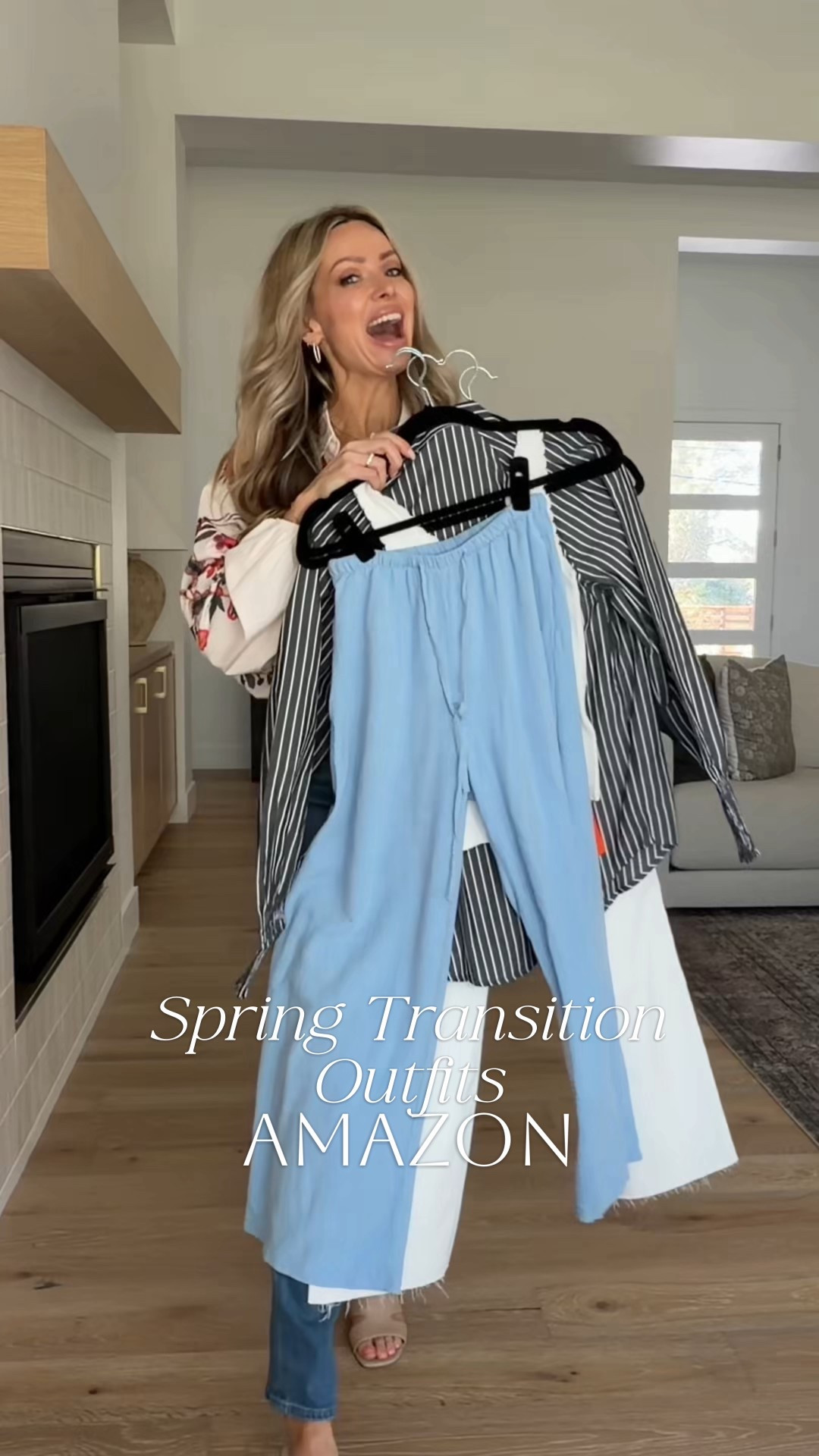 Spring transition outfits I’m wearing on repeat 🌿 comment AMAZON and I’ll send you all the details 
Light layers, breathable fabrics, and neutral basics that make getting dressed easy. These Amazon finds are perfect for in-between weather — polished enough for daytime plans, comfy enough for everyday mom life. Affordable spring outfits that mix, match, and work all season long.

#AmazonSpringOutfits #SpringTransitionStyle #AffordableEverydayOutfits #NeutralChic #AmazonFashionFinds