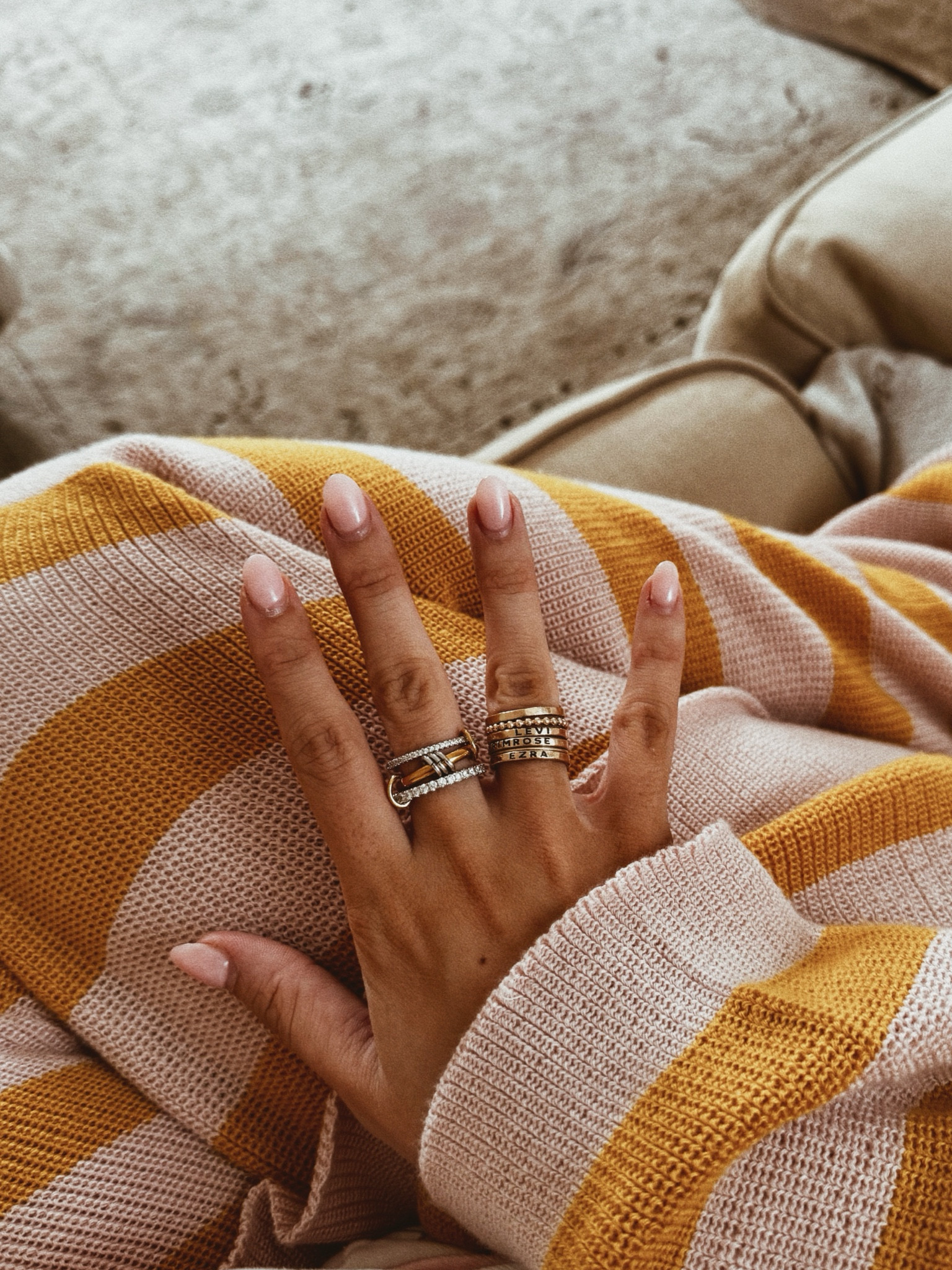 designer ring dupe ✨ + my every day ring set. loooove the stacked ring look! 

#LTKFindsUnder50 #LTKStyleTip #LTKMostLoved