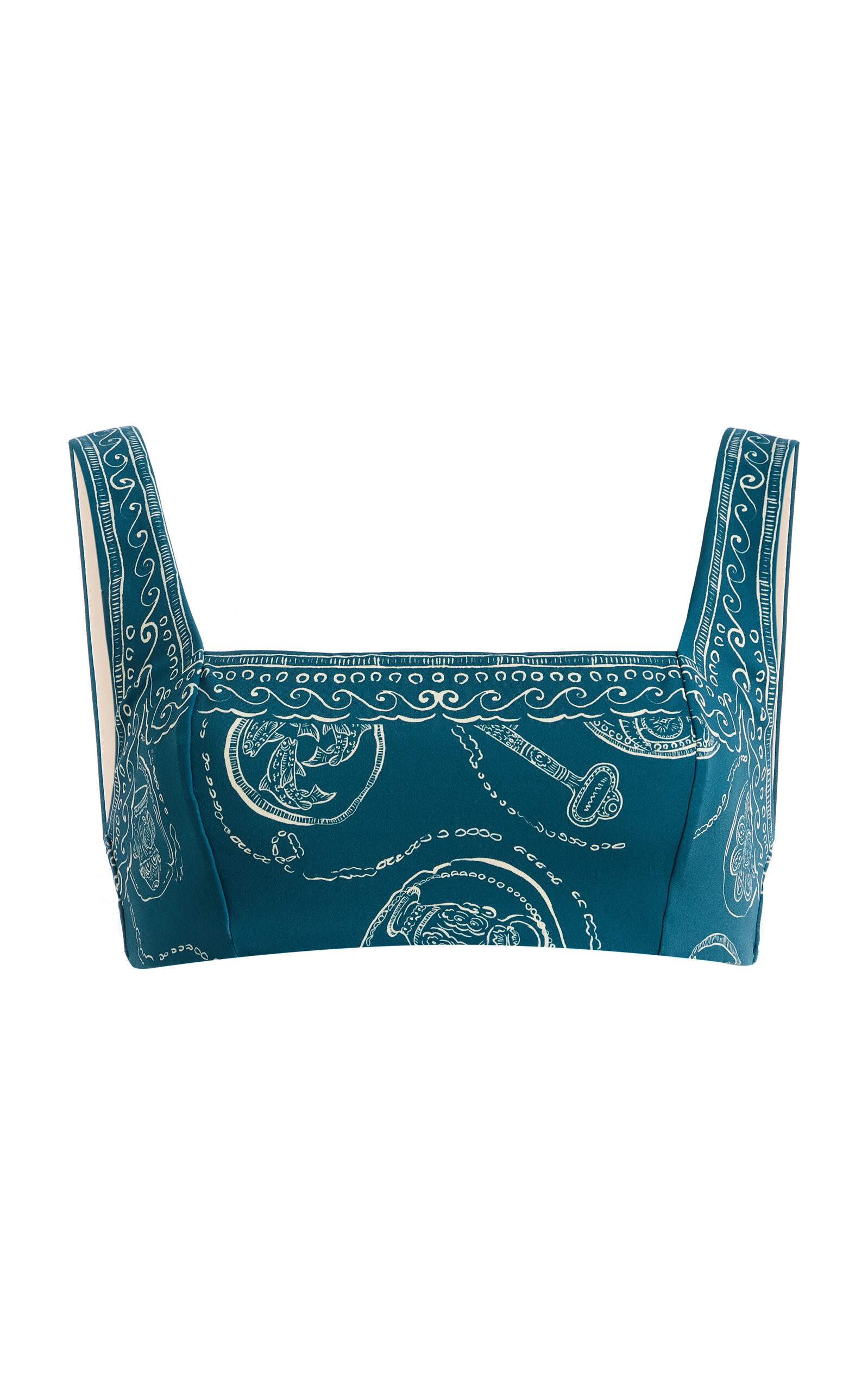 Lucky Square-Neck Bikini Top | Moda Operandi (Global)
