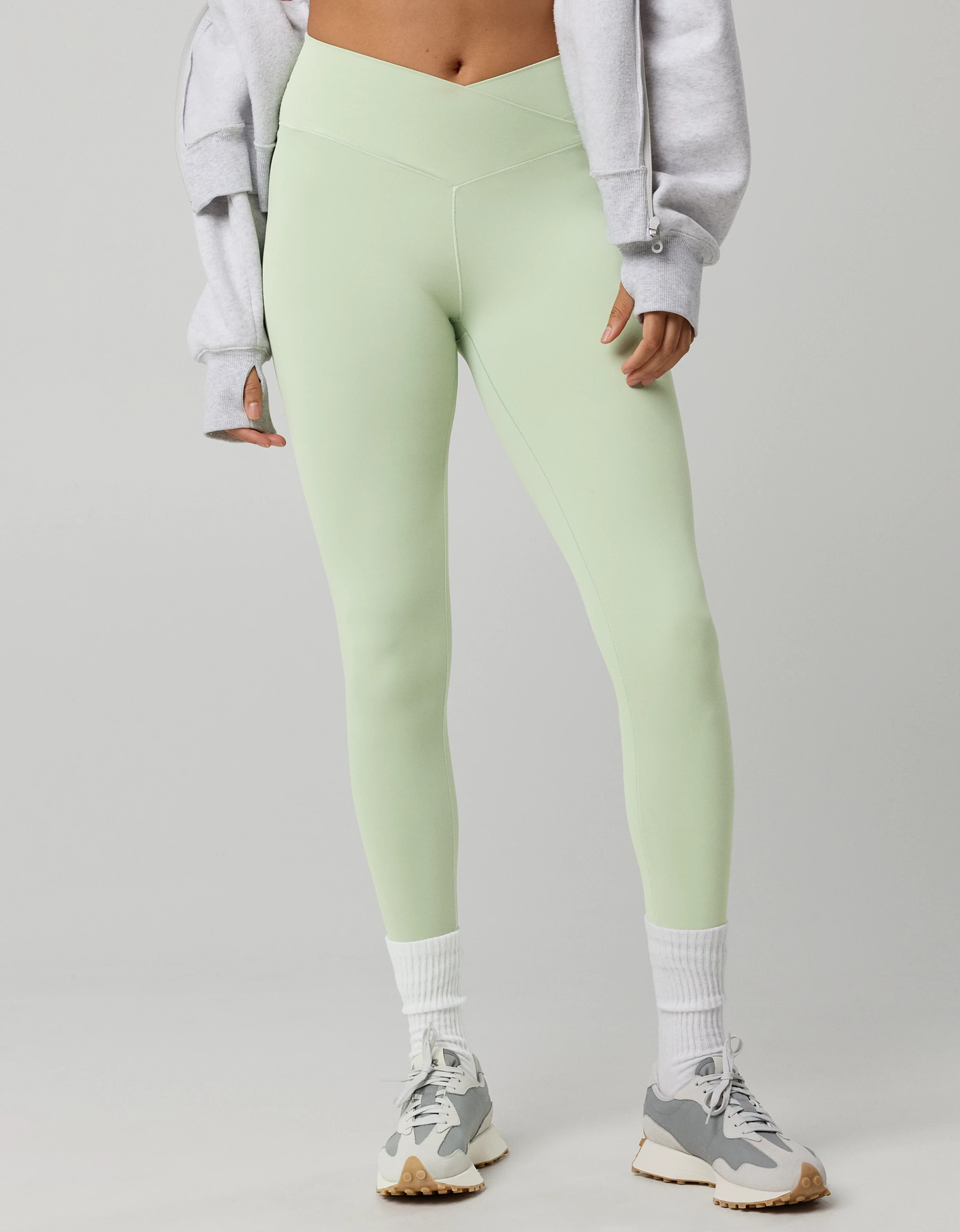 OFFLINE By Aerie Real Me High Waisted Crossover Legging | American Eagle Outfitters (US & CA)