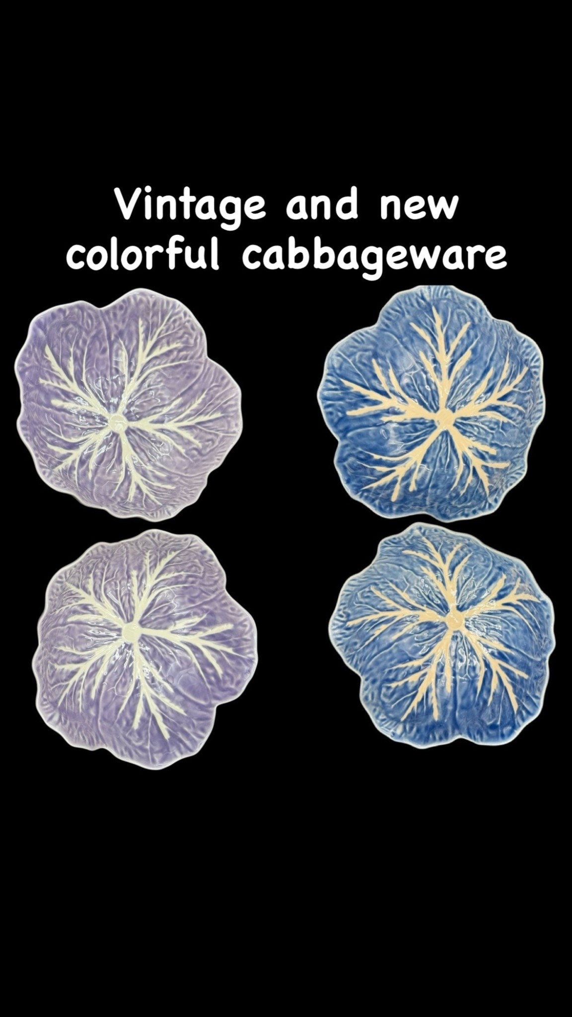 Vintage and new cabbageware in colors Bordallo Pinheiro vintage cabbage bowls cabbage plates 

#LTKHome #LTKHoliday #LTKSeasonal