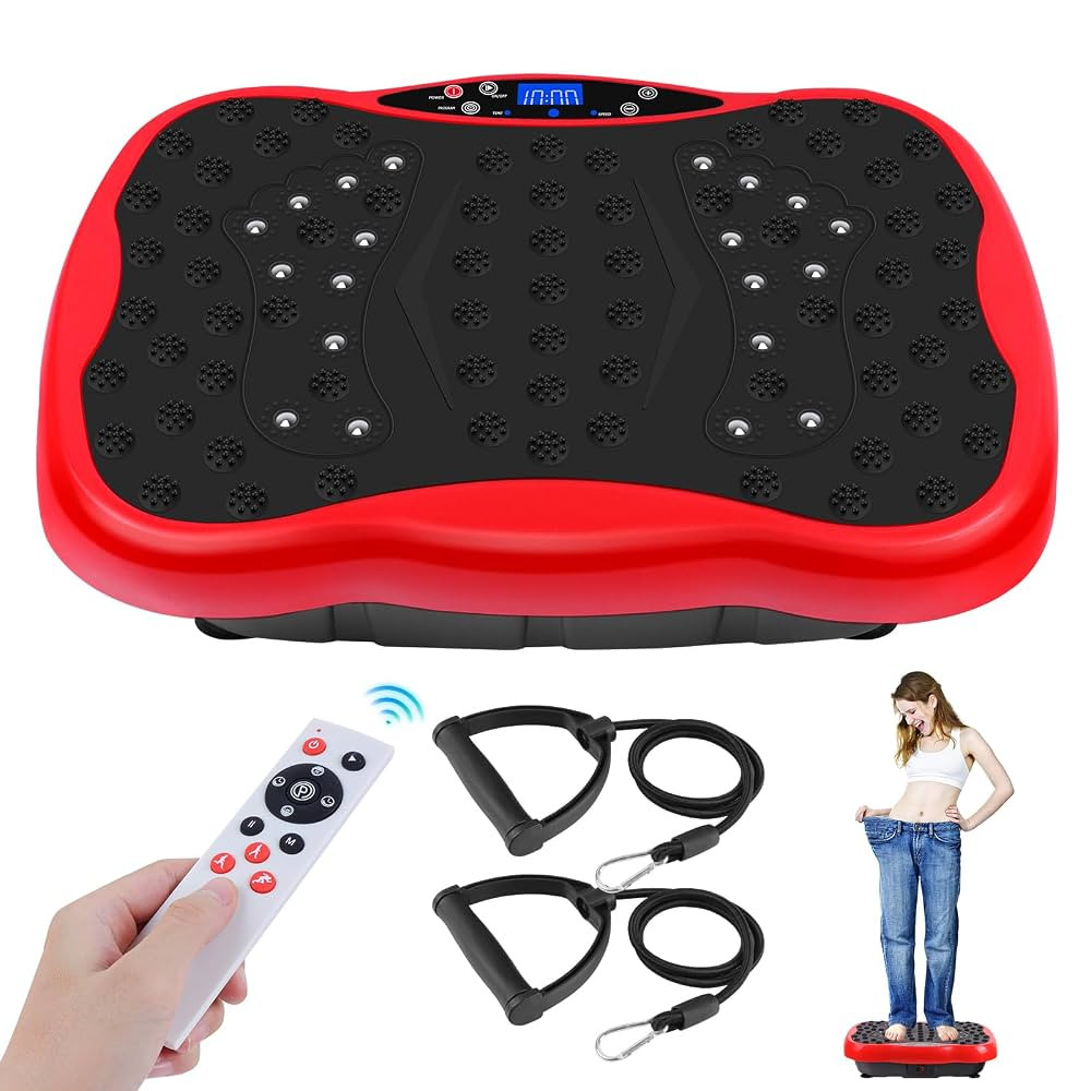Vibration Plate Exercise Machine, Health & Fitness Full Body Vibration Platform, Portable Vibrati... | Amazon (US)