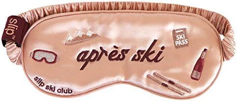 Slip Silk Sleep Mask, Apres Ski (One Size) - 100% Pure Mulberry 22 Momme Silk Eye Mask - Comforta... | Amazon (US)