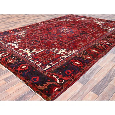 Ziagos One-of-a-Kind 7'10" X 11'9" 1960s Wool Area Rug Red | Wayfair North America