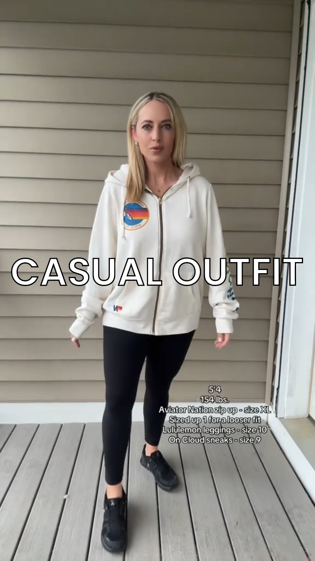 Casual outfit. Aviator nation. Lululemon align leggings. On cloud sneakers 



#LTKSummerEdit #LTKMidsize #LTKFindsUnder100